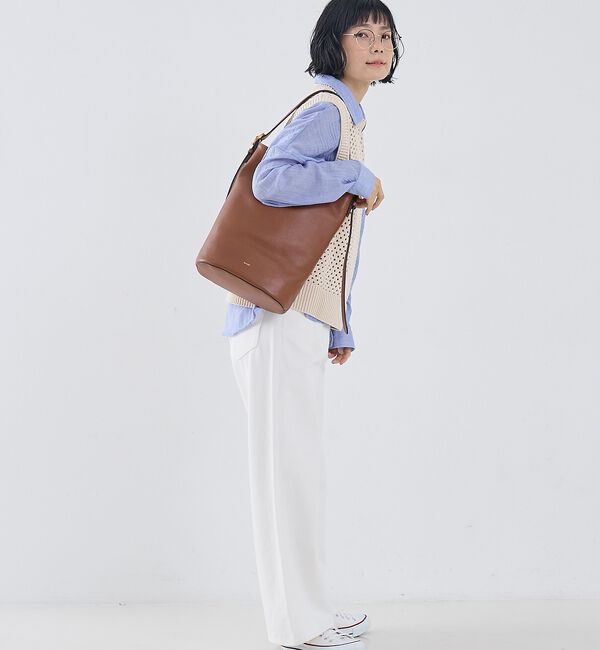 collex「【WEB限定】【Beau're/ヴュレ】Design Buckle Bucket」|ショルダー・メッセンジャー|