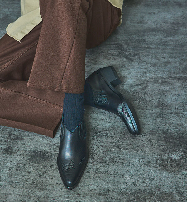 alfredoBANNISTER「【MADE IN JAPAN】ウエスタン ハイヒール サイドゴア シューズ」|その他|