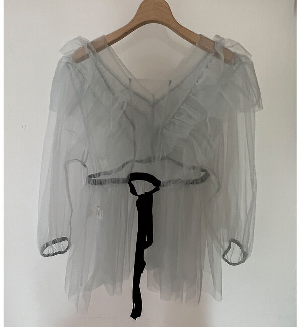 Rouge vif「チュール ブラウス」|シャツ・ブラウス|