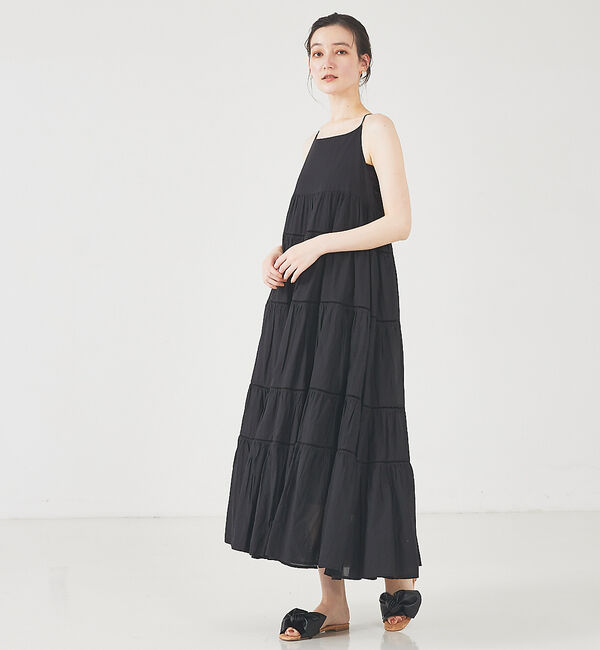 qualite「【PALOMA BARCELO】LEIRE　リボンフラットサンダル」|サンダル|