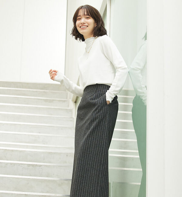 abahouse mavie「メロウハイネックプルオーバー」|Tシャツ・カットソー|