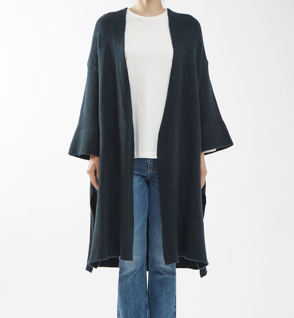 The Store by C' 「【COCUCA】コンフォートニットガウンコート」|カーディガン|ダークグリーン