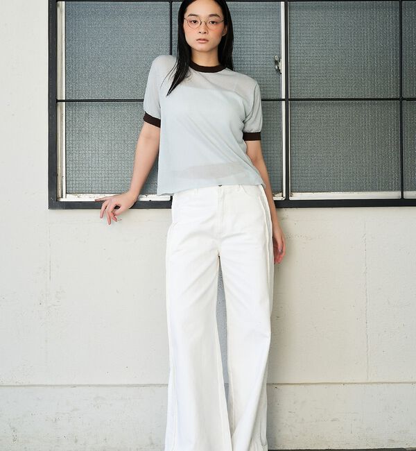 NOMINE「リンガー ニット Tシャツ」|Tシャツ・カットソー|