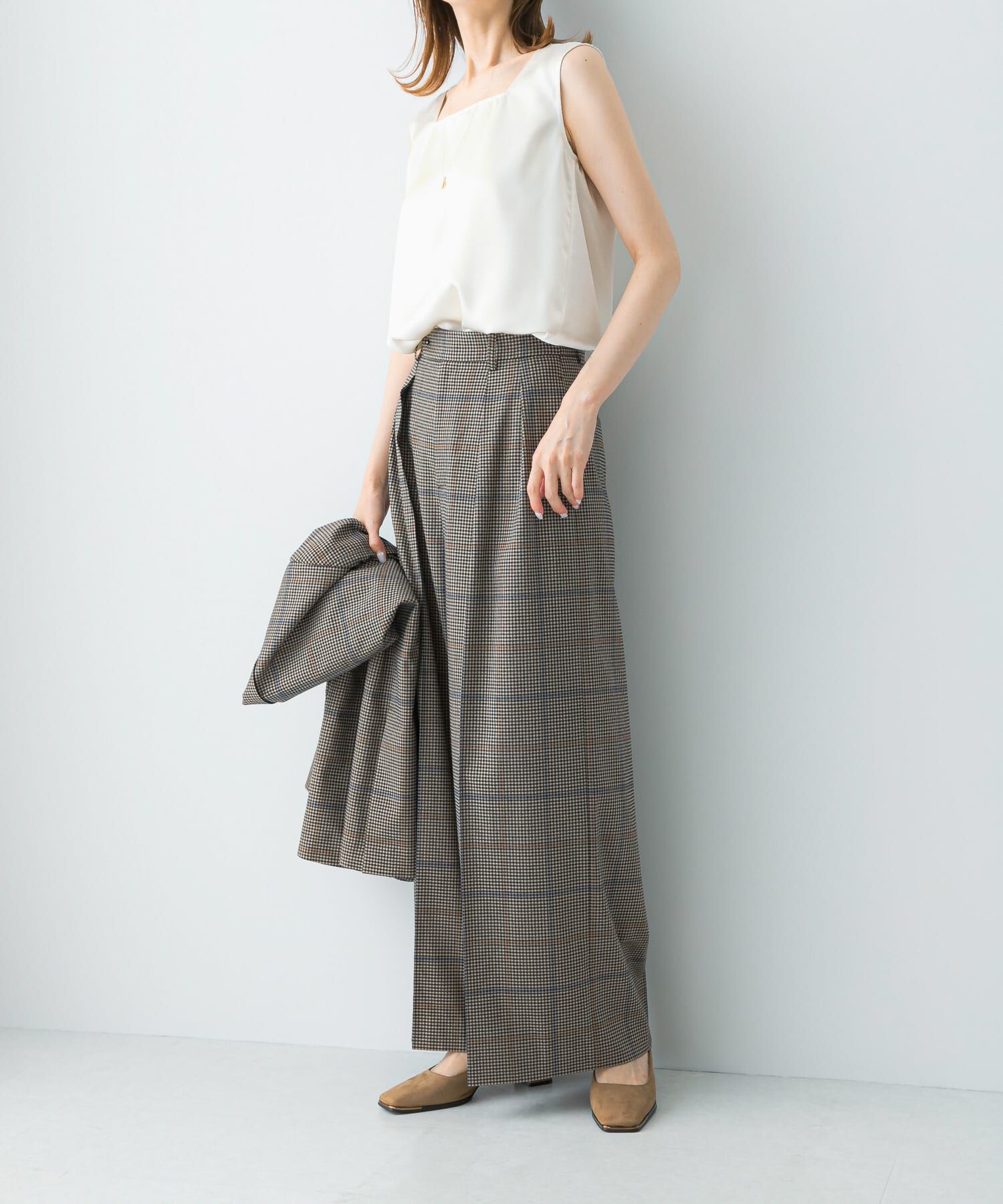 URBAN RESEARCH ROSSO「チェックワイドスラックス」|その他|