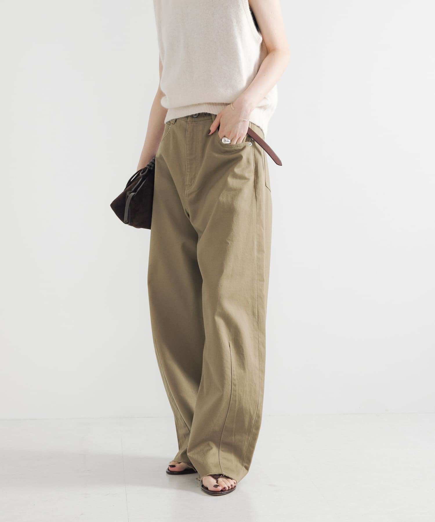 URBAN RESEARCH「コットンサテンカットオフカーブパンツ」|その他|