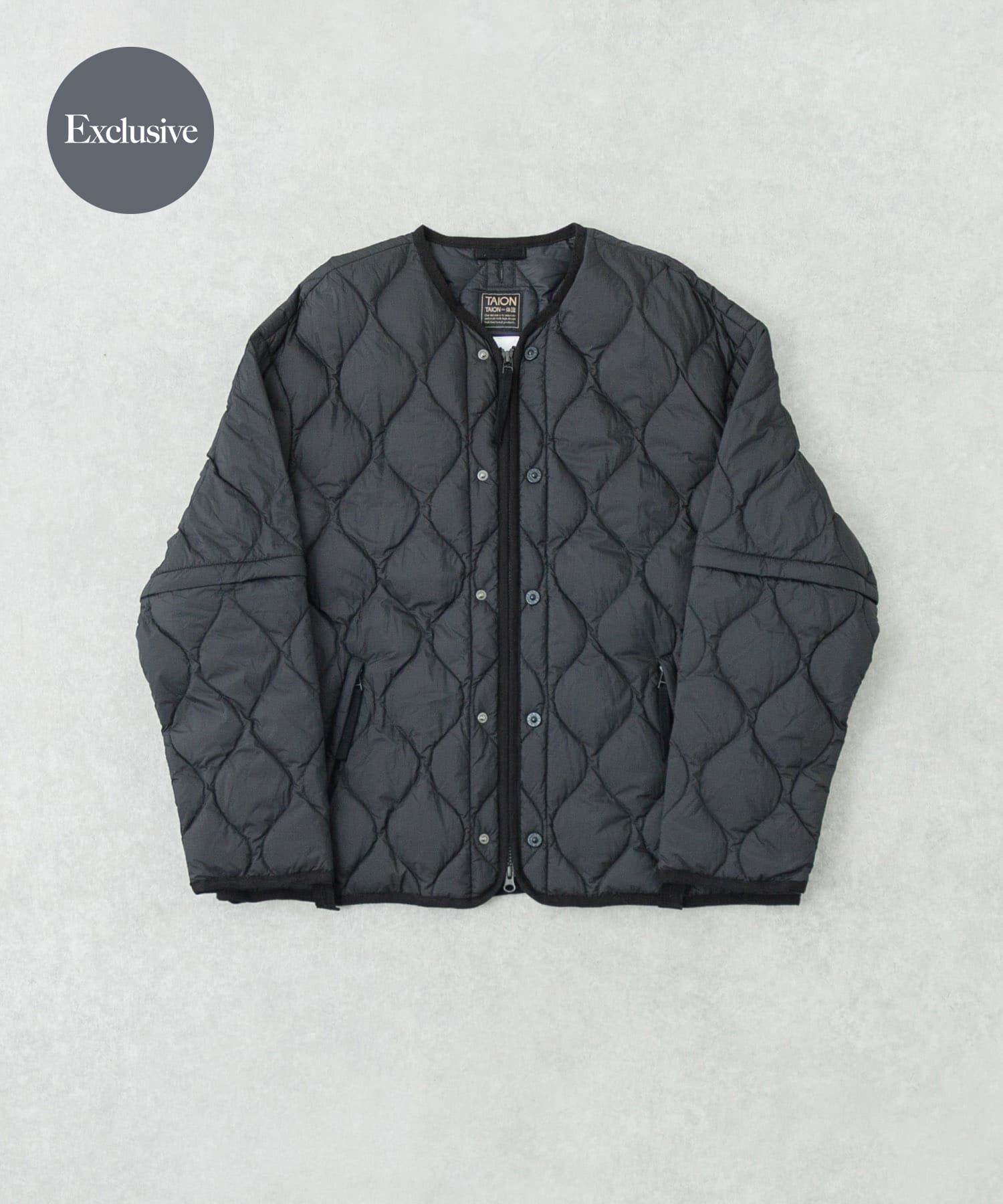 URBAN RESEARCH「『別注』TAION&times;URBAN RESEARCH MILITALY DOWN」|ダウン|ブラック