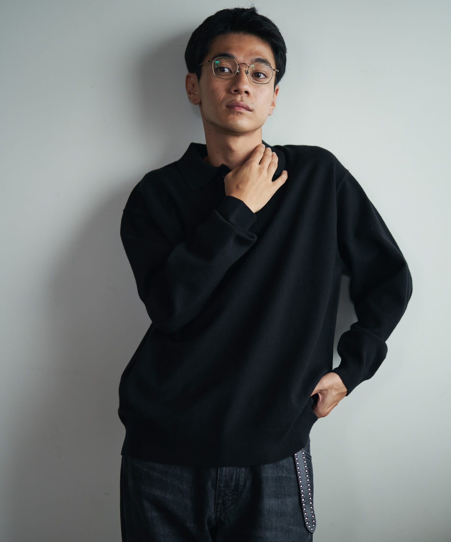 URBAN RESEARCH DOORS「『XLサイズ/WEB限定/仁村紗和さん着用』『UR TECH 200日ニット』 ポロシャツ」|ポロシャツ|