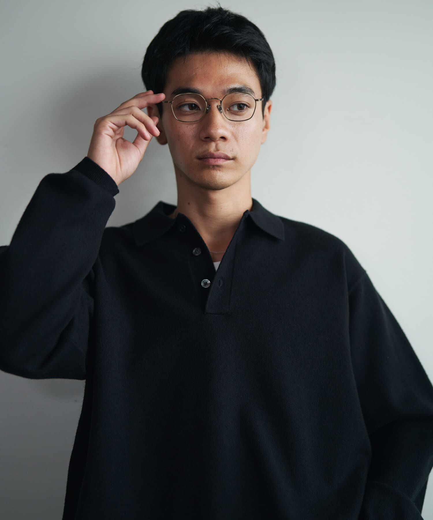 URBAN RESEARCH DOORS「『XLサイズ/WEB限定/仁村紗和さん着用』『UR TECH 200日ニット』 ポロシャツ」|ポロシャツ|