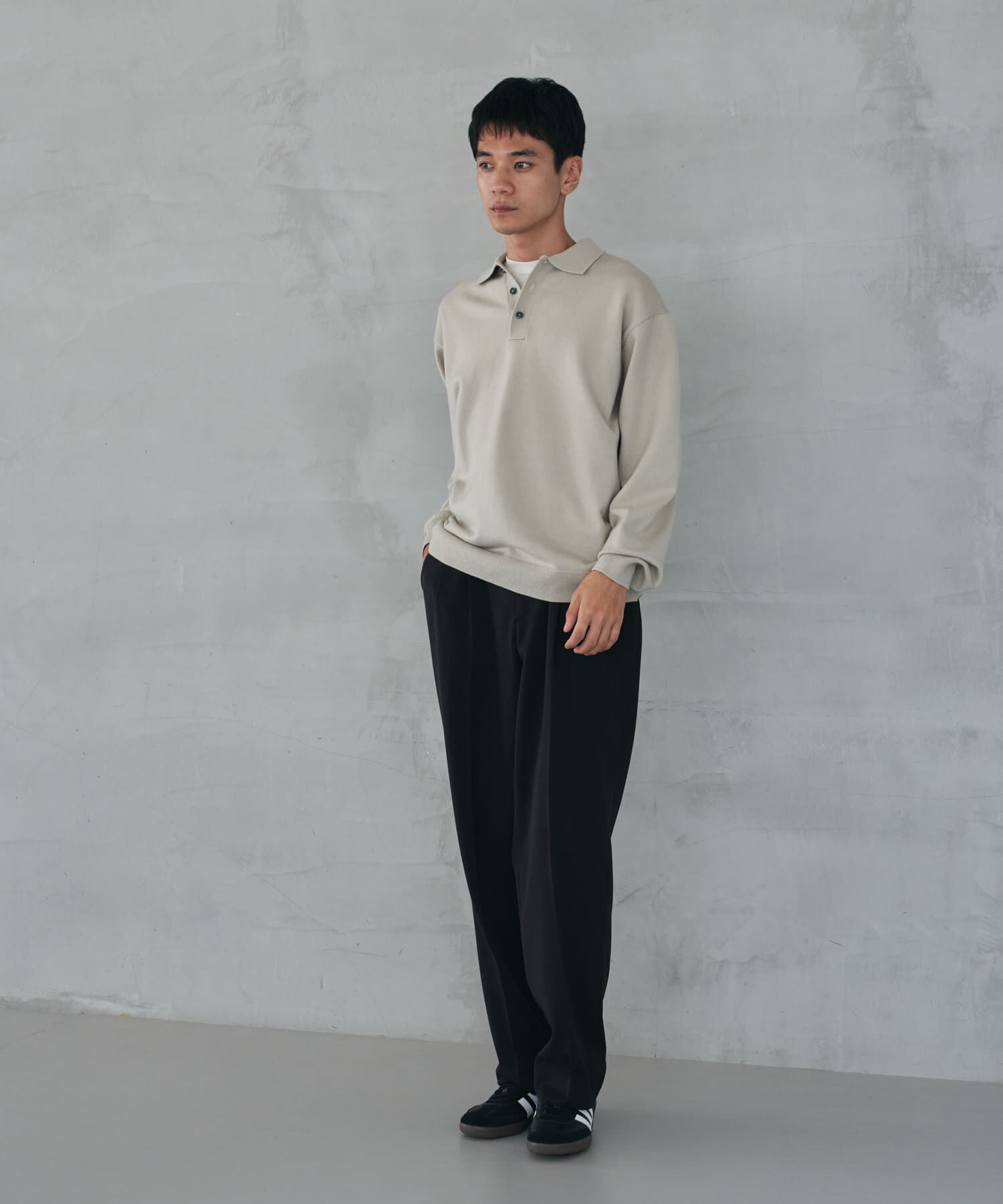 URBAN RESEARCH DOORS「『XLサイズ/WEB限定/仁村紗和さん着用』『UR TECH 200日ニット』 ポロシャツ」|ポロシャツ|