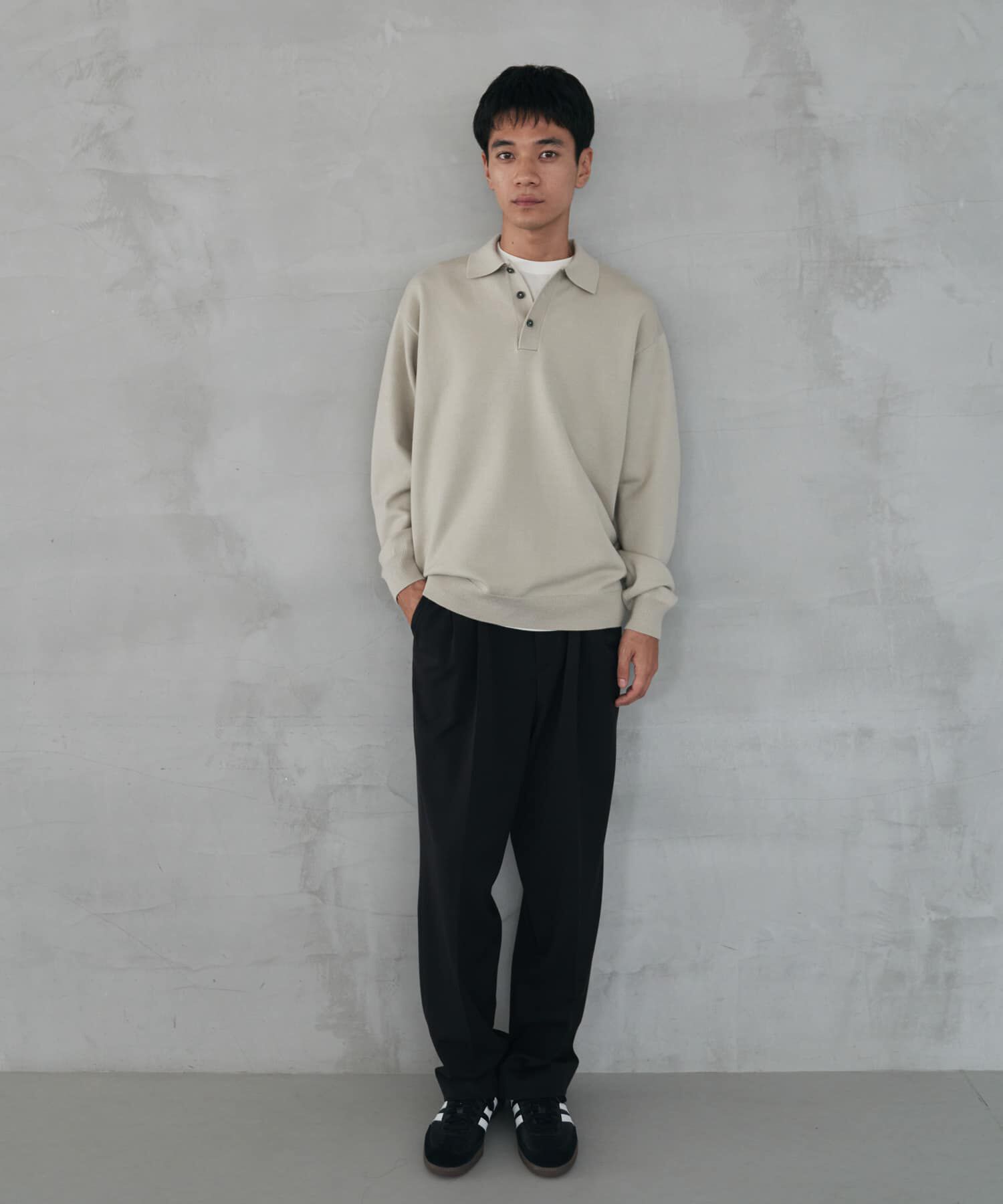 URBAN RESEARCH DOORS「『XLサイズ/WEB限定/仁村紗和さん着用』『UR TECH 200日ニット』 ポロシャツ」|ポロシャツ|