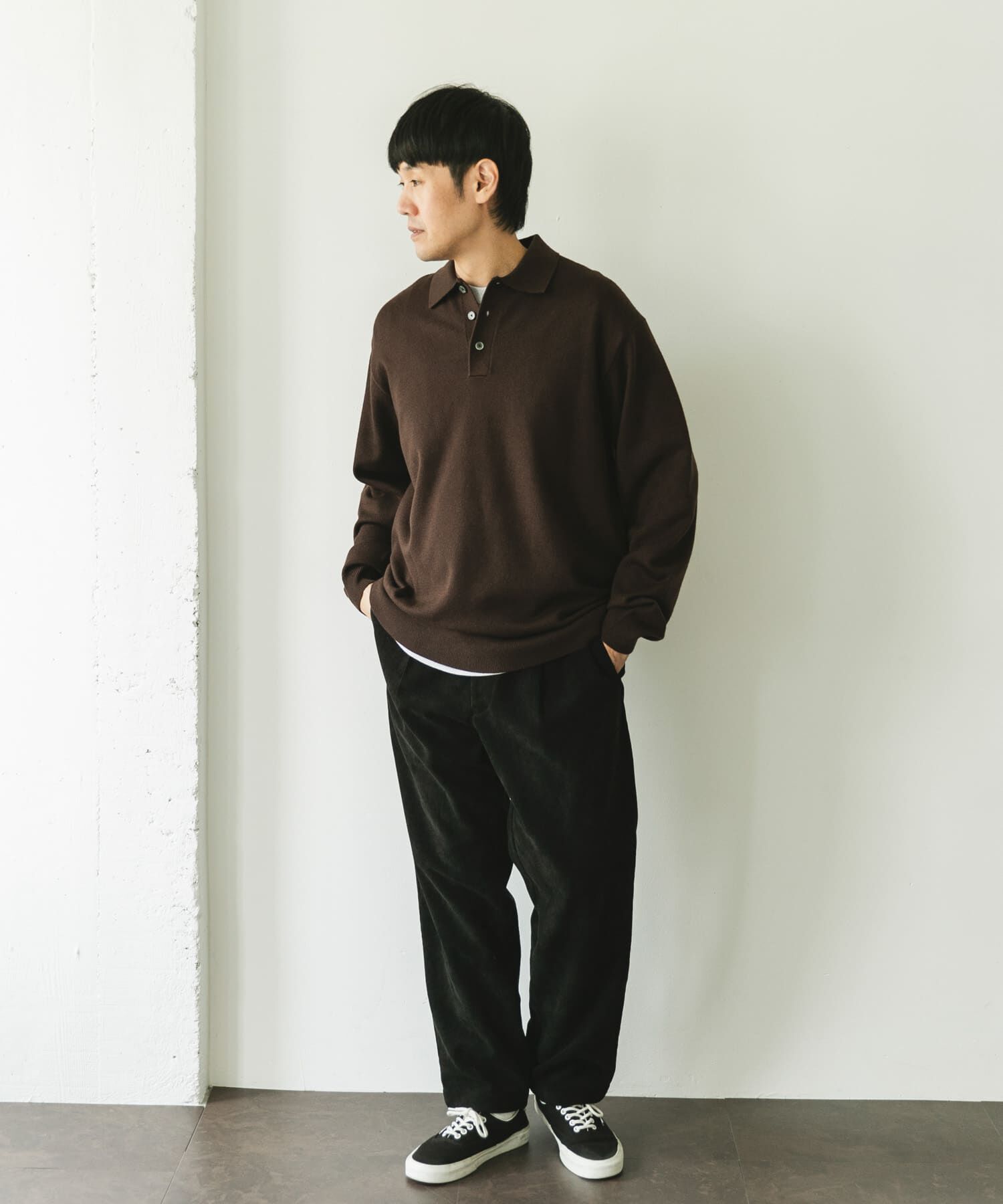 URBAN RESEARCH DOORS「『XLサイズ/WEB限定/仁村紗和さん着用』『UR TECH 200日ニット』 ポロシャツ」|ポロシャツ|