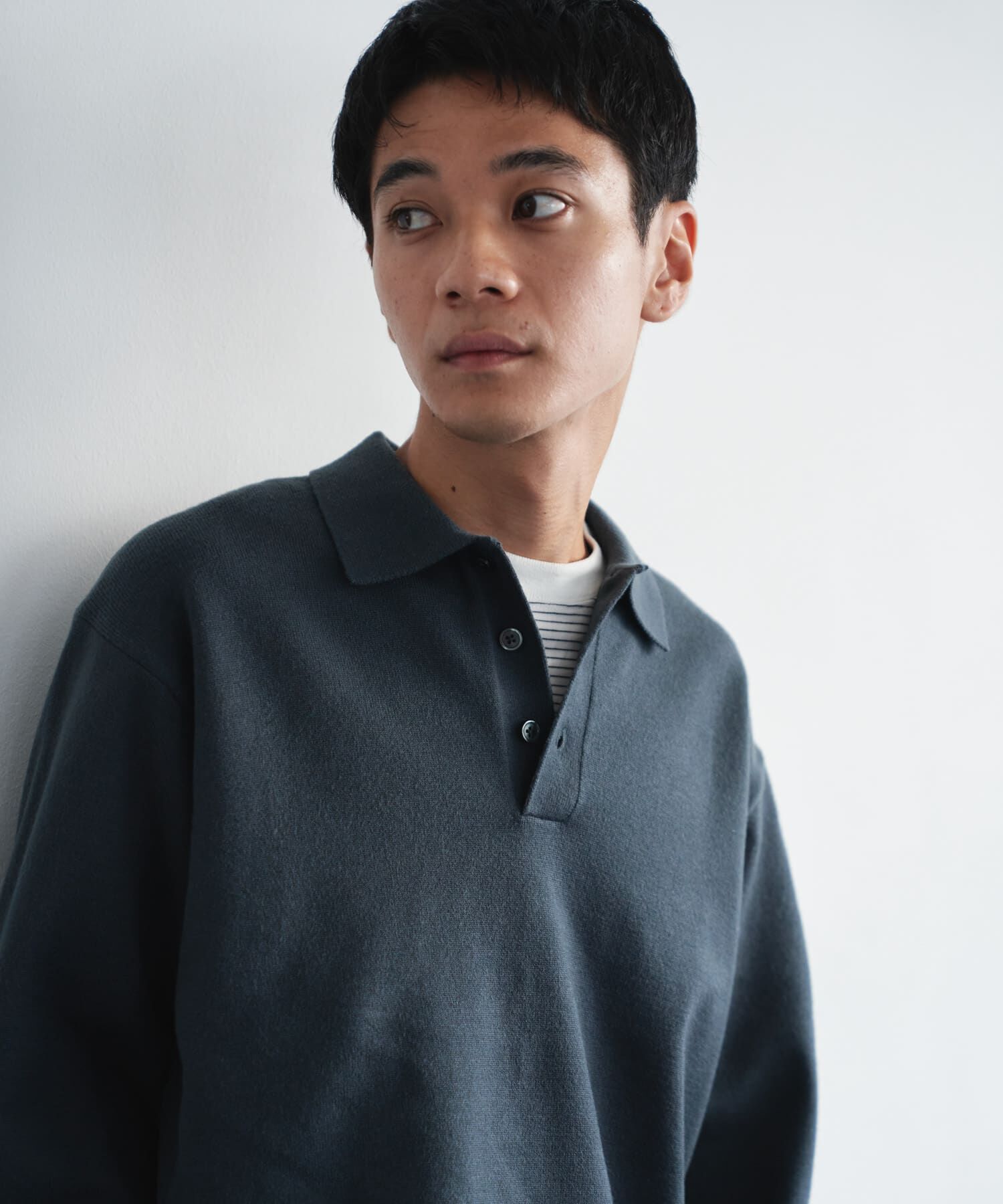 URBAN RESEARCH DOORS「『XLサイズ/WEB限定/仁村紗和さん着用』『UR TECH 200日ニット』 ポロシャツ」|ポロシャツ|