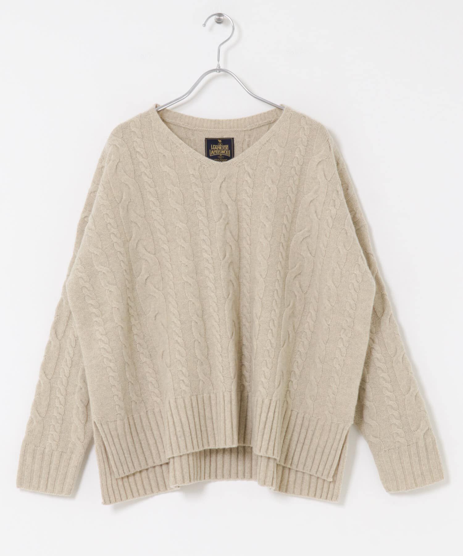 URBAN RESEARCH DOORS「ハミルトンウールアラン柄プルオ-バー」|ニット・セーター|