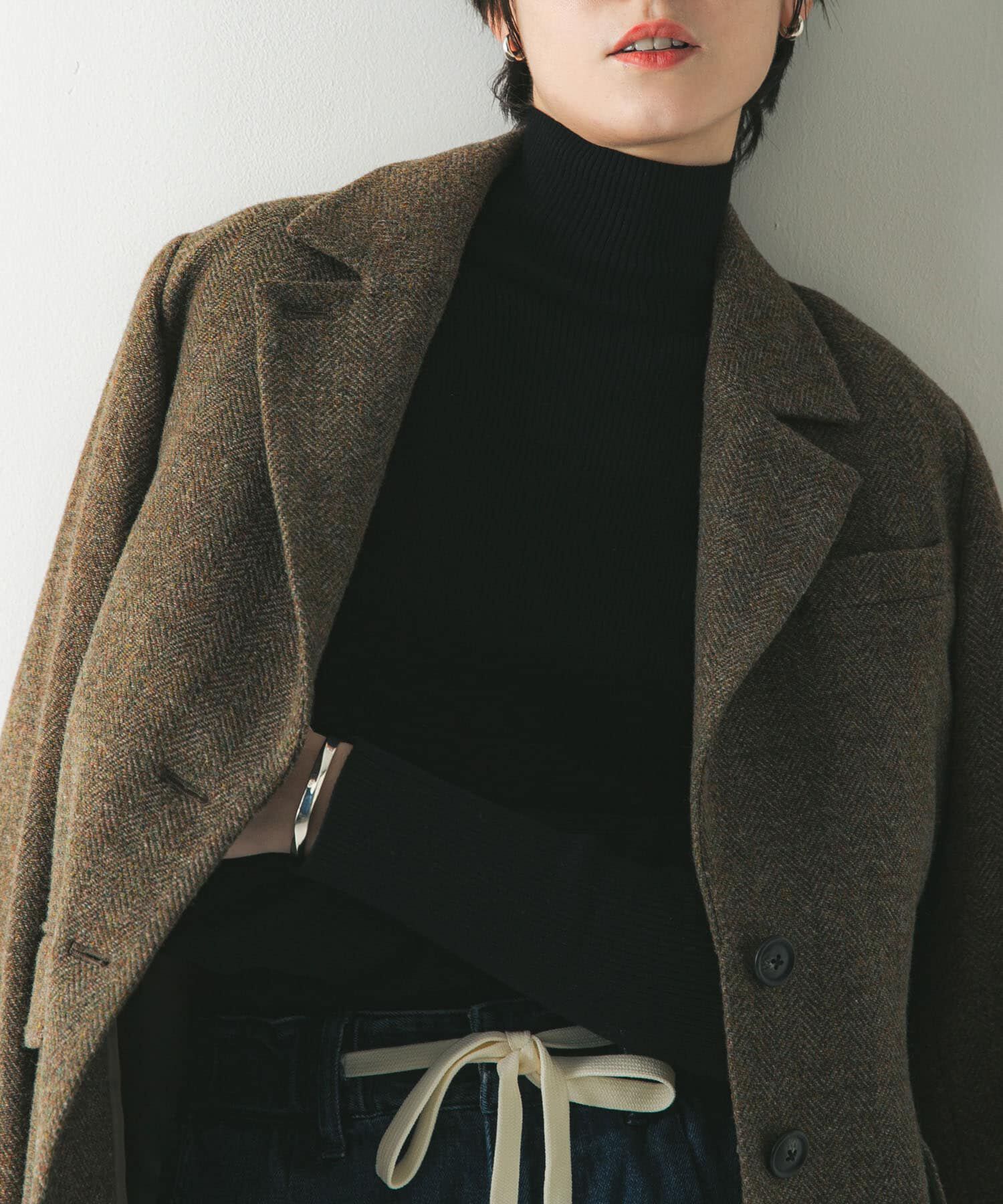 URBAN RESEARCH「『UR TECH』ハイネックリブニット」|ニット・セーター|