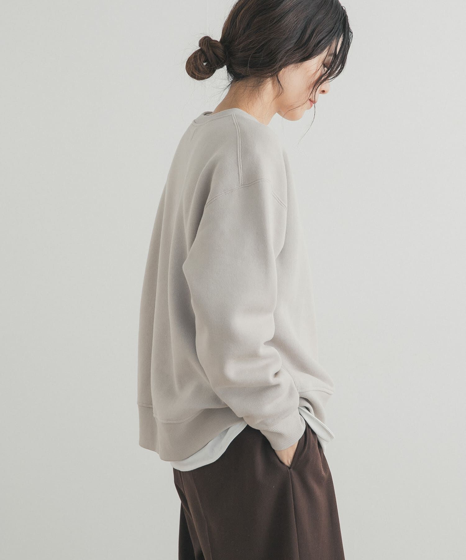 URBAN RESEARCH DOORS「『一部WEB限定カラー』『UR TECH』裏起毛サイド釦スウェット」|スウェット・ジャージ|