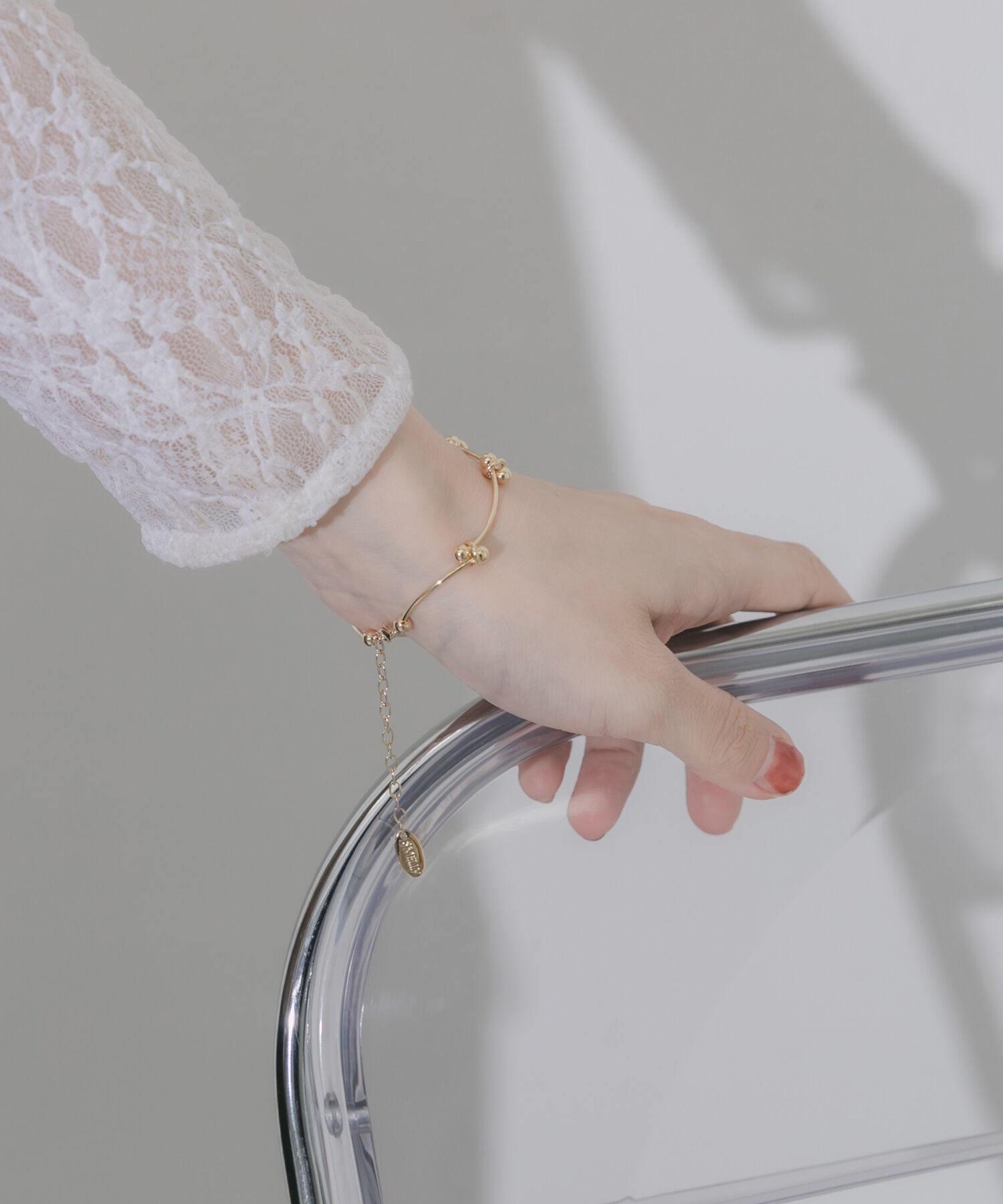 SMELLY「メタルバーラインブレスレット」|ブレスレット・バングル|