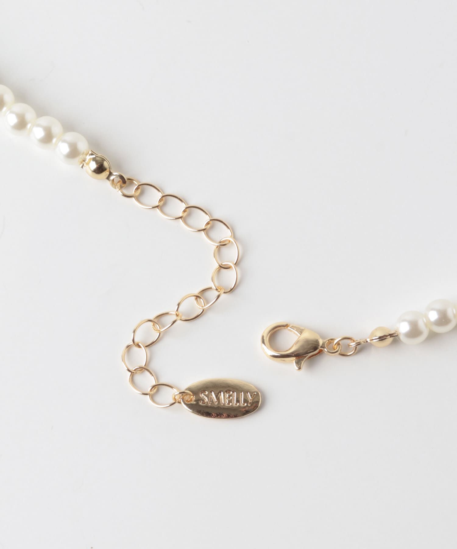 SMELLY「メタルトップパール2セットネックレス」|ネックレス|