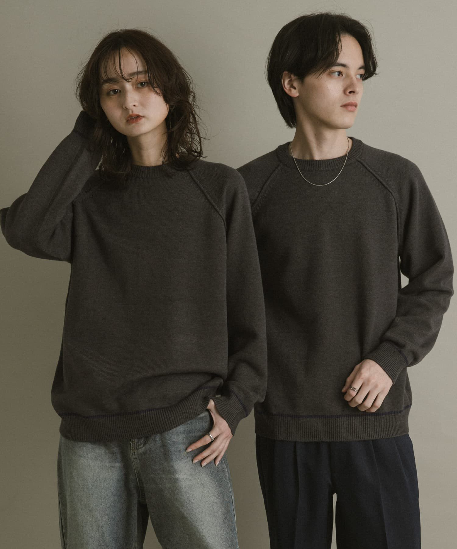 SENSE OF PLACE by URBAN RESEARCH「『一部WEB限定ｶﾗｰ』『洗濯可/毛玉防止』ｽﾄﾚｯﾁﾊｲｼｮｸﾗｲﾝﾆ」|ニット・セーター|