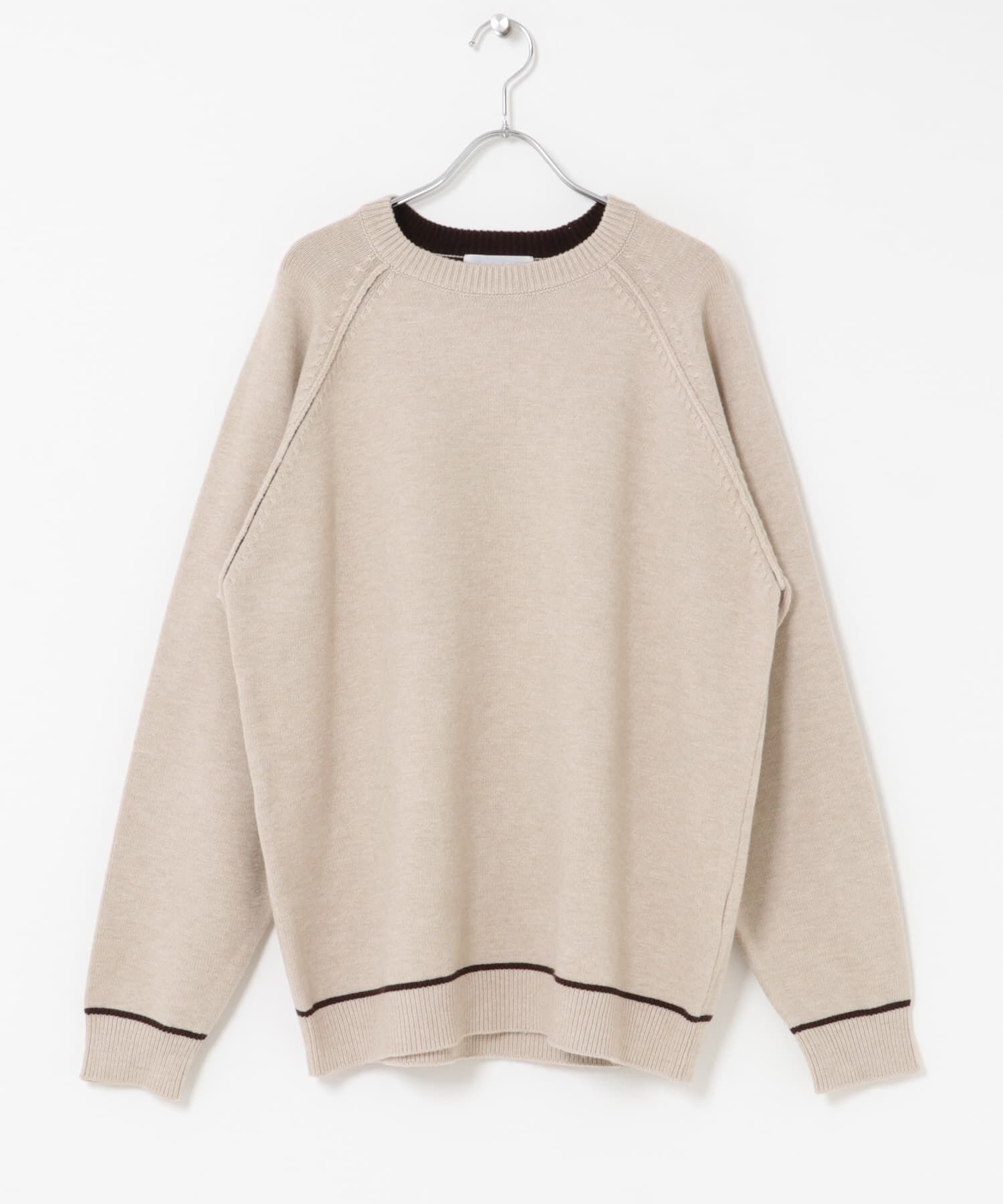 SENSE OF PLACE by URBAN RESEARCH「『一部WEB限定ｶﾗｰ』『洗濯可/毛玉防止』ｽﾄﾚｯﾁﾊｲｼｮｸﾗｲﾝﾆ」|ニット・セーター|