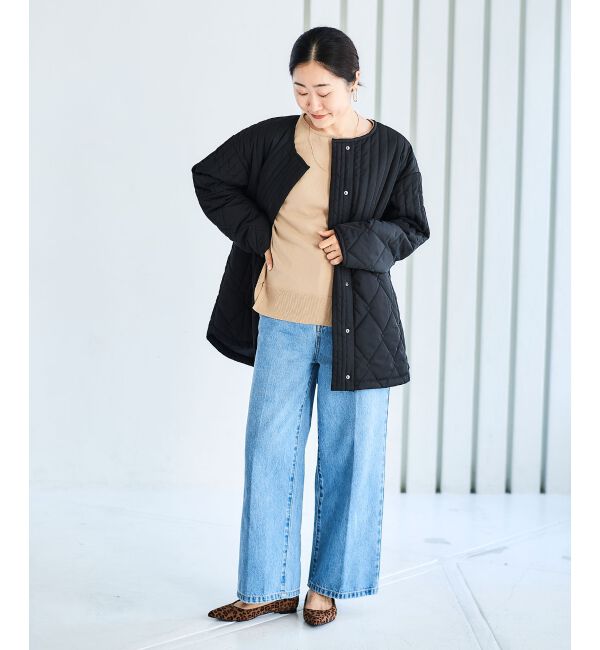 le.coeur blanc「《手洗い可能》ボリュームスリーブニットプルオーバー」|ニット・セーター|