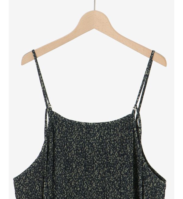  「フラワープリントプリーツキャミワンピース」|ワンピース|