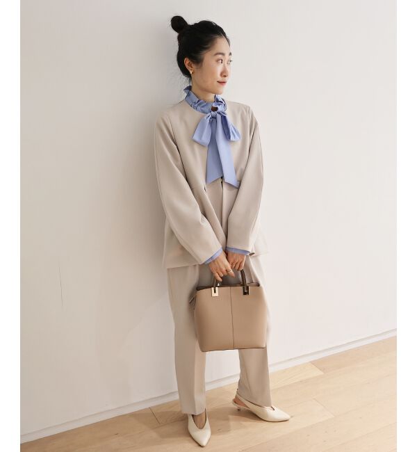  「ツインクロスノーカラーペプラムジャケット」|その他|