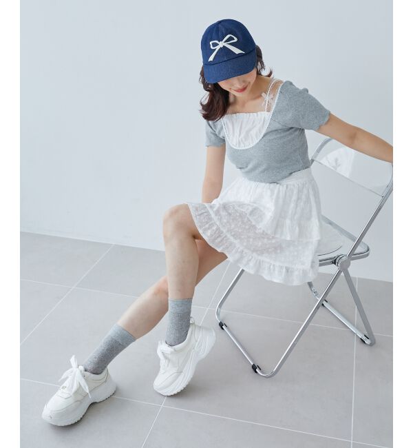 MAJESTICLEGON「☆厚底2WAYリボンスニーカー」|スニーカー|