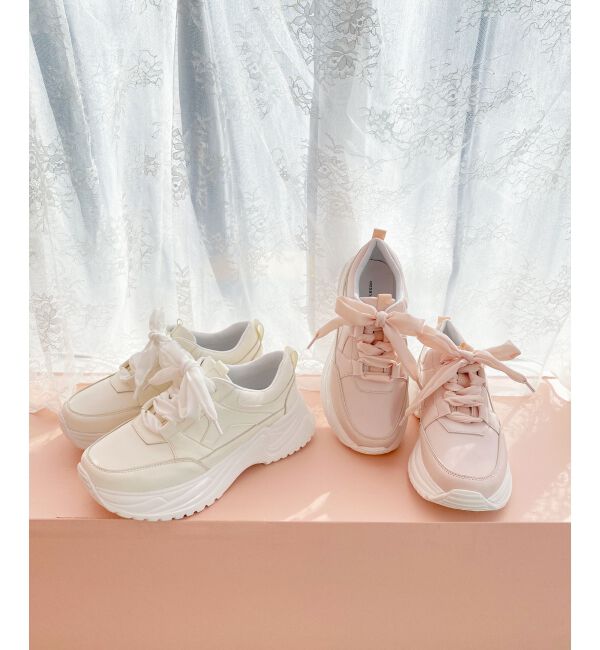 MAJESTICLEGON「☆厚底2WAYリボンスニーカー」|スニーカー|