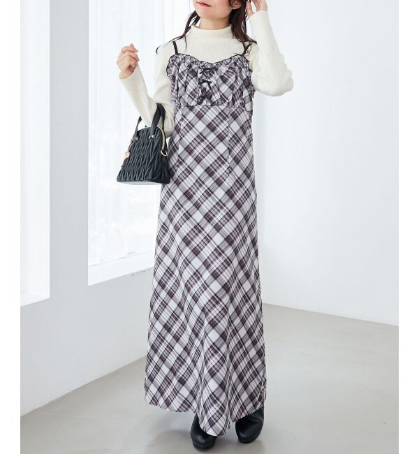 MAJESTICLEGON「プチリボンキャミワンピース」|ワンピース|