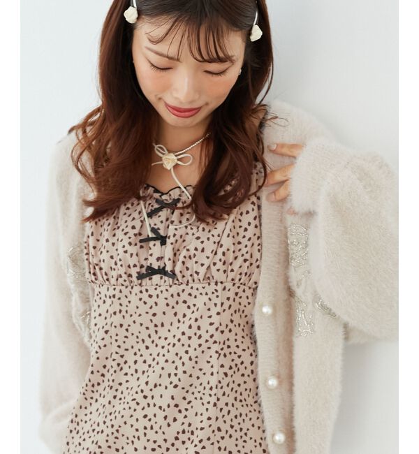 MAJESTICLEGON「プチリボンキャミワンピース」|ワンピース|