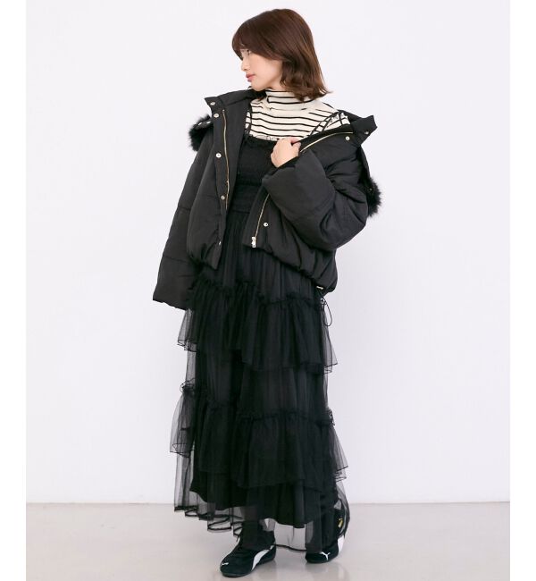  「パールチェーンキャミワンピース」|ワンピース|