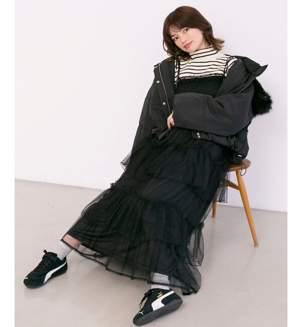  「パールチェーンキャミワンピース」|ワンピース|