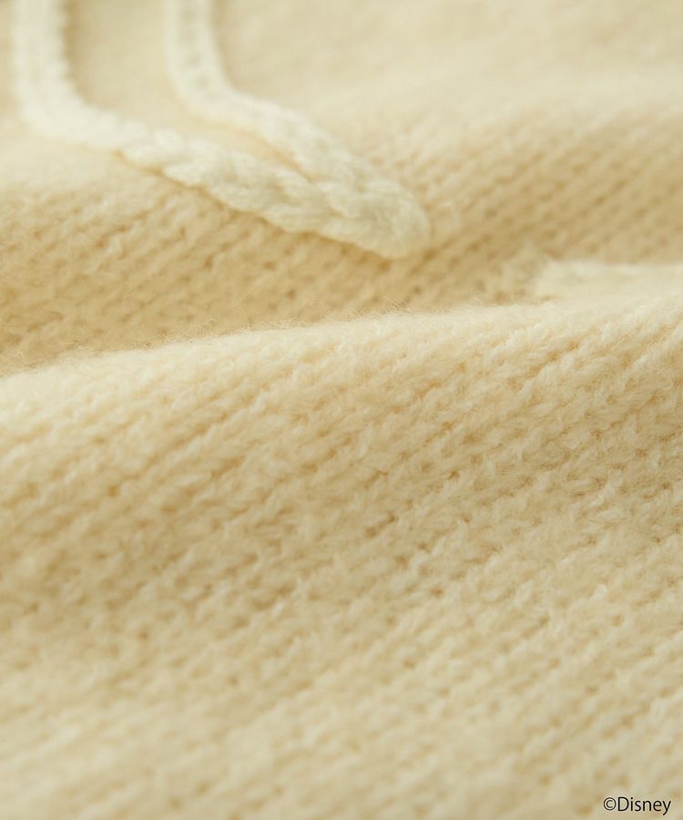 earth music&ecology「Disney/ミッキーコード刺繍ニットプルオーバー」|ニット・セーター|