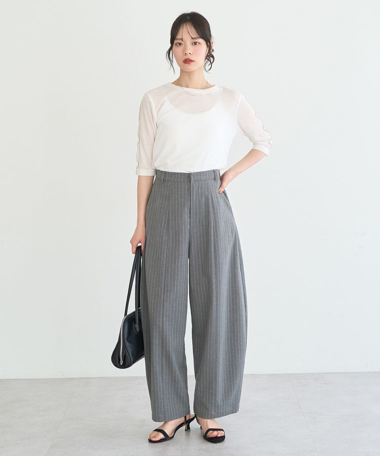 earth music&ecology「チャーム付きオブロングボストン」|ショルダー・メッセンジャー|