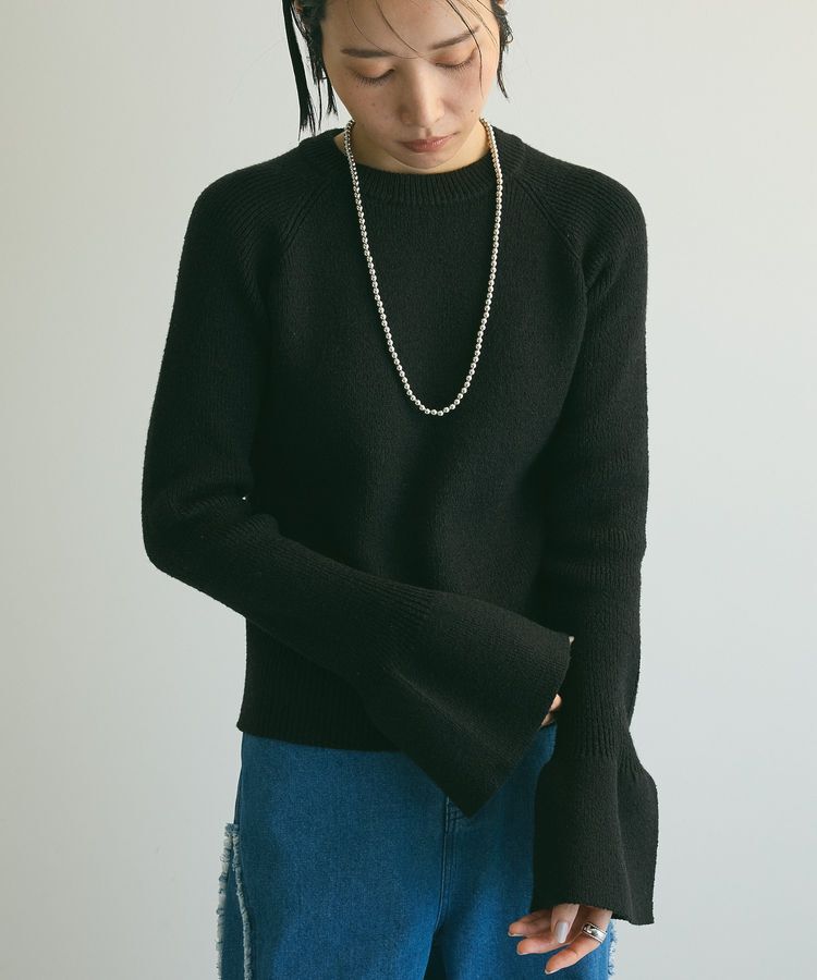 armonia「armonia.袖フレアニットプルオーバー」|ニット・セーター|