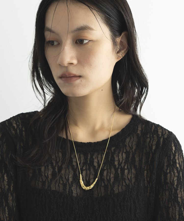 GARAGE OF GOOD CLOTHING「STAINLESSテクスチャトップネックレス」|ネックレス|