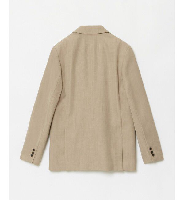 allureville「ビスコースウールボタンレスジャケット」|テーラードジャケット|