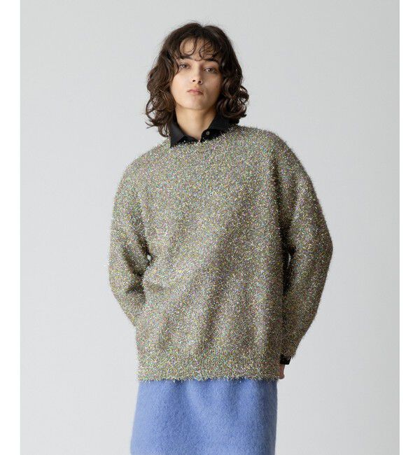 allureville「マルチラメシャギープルオーバー」|ニット・セーター|