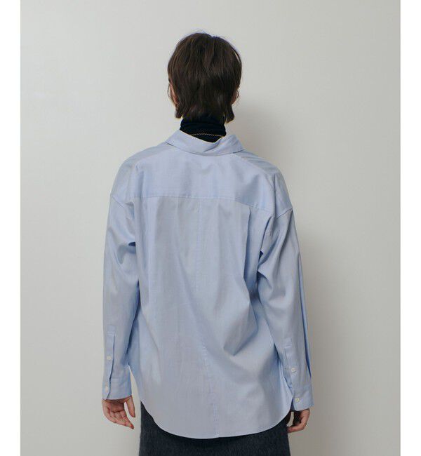 allureville「コットンオックスラウンドヘムシャツ」|シャツ・ブラウス|