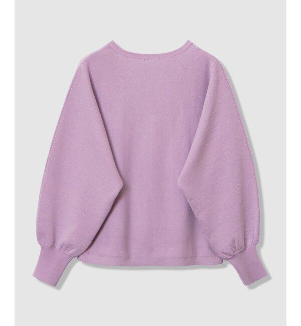 allureville「コットンインレードルマンスリーブプルオーバー」|ニット・セーター|