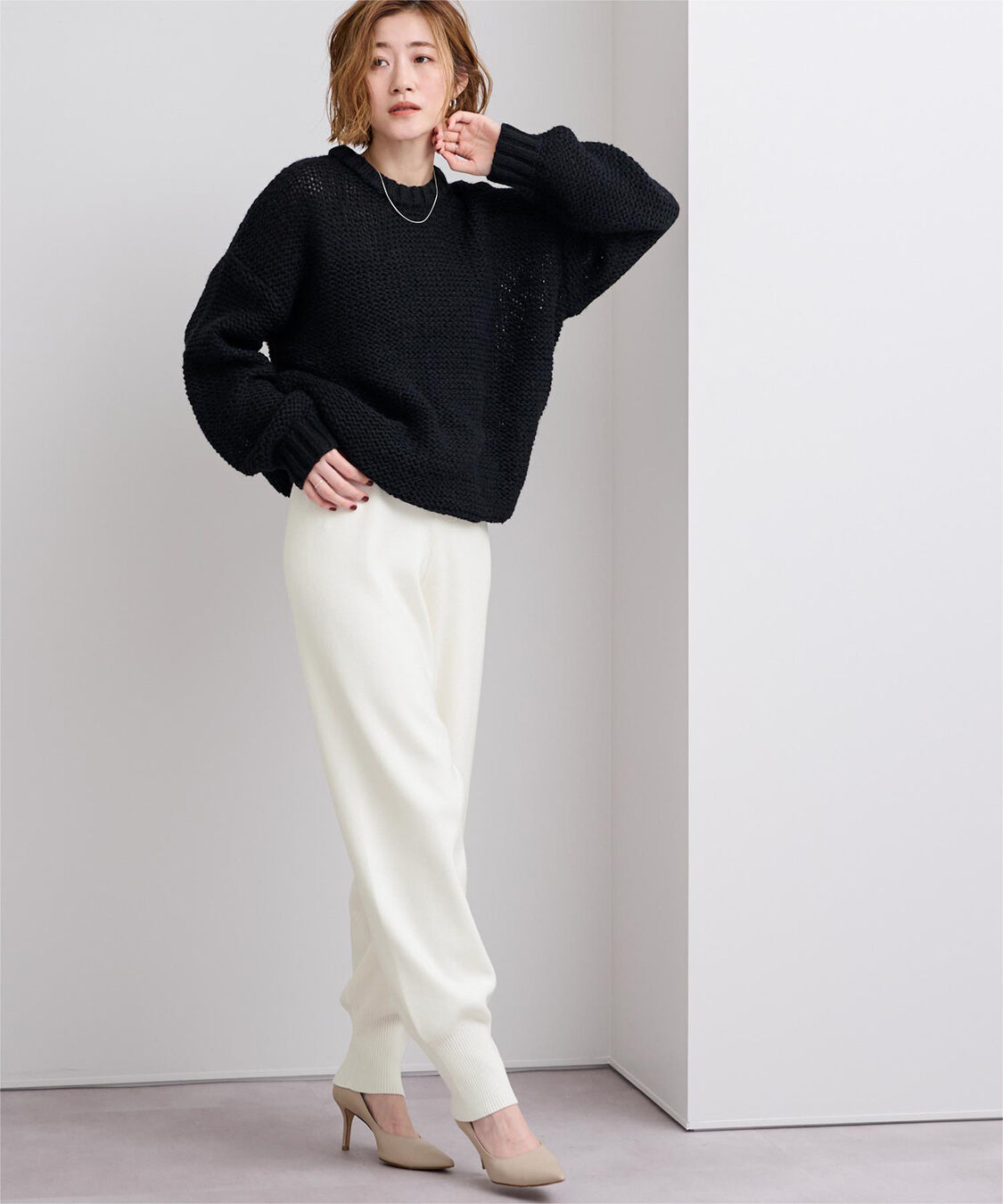 ur's「ニットジョガーパンツ」|スラックス|