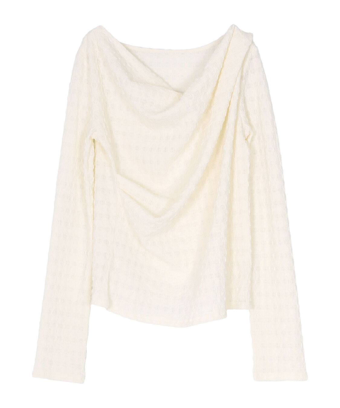 titivate「ドレープデザインロングスリーブトップス」|Tシャツ・カットソー|