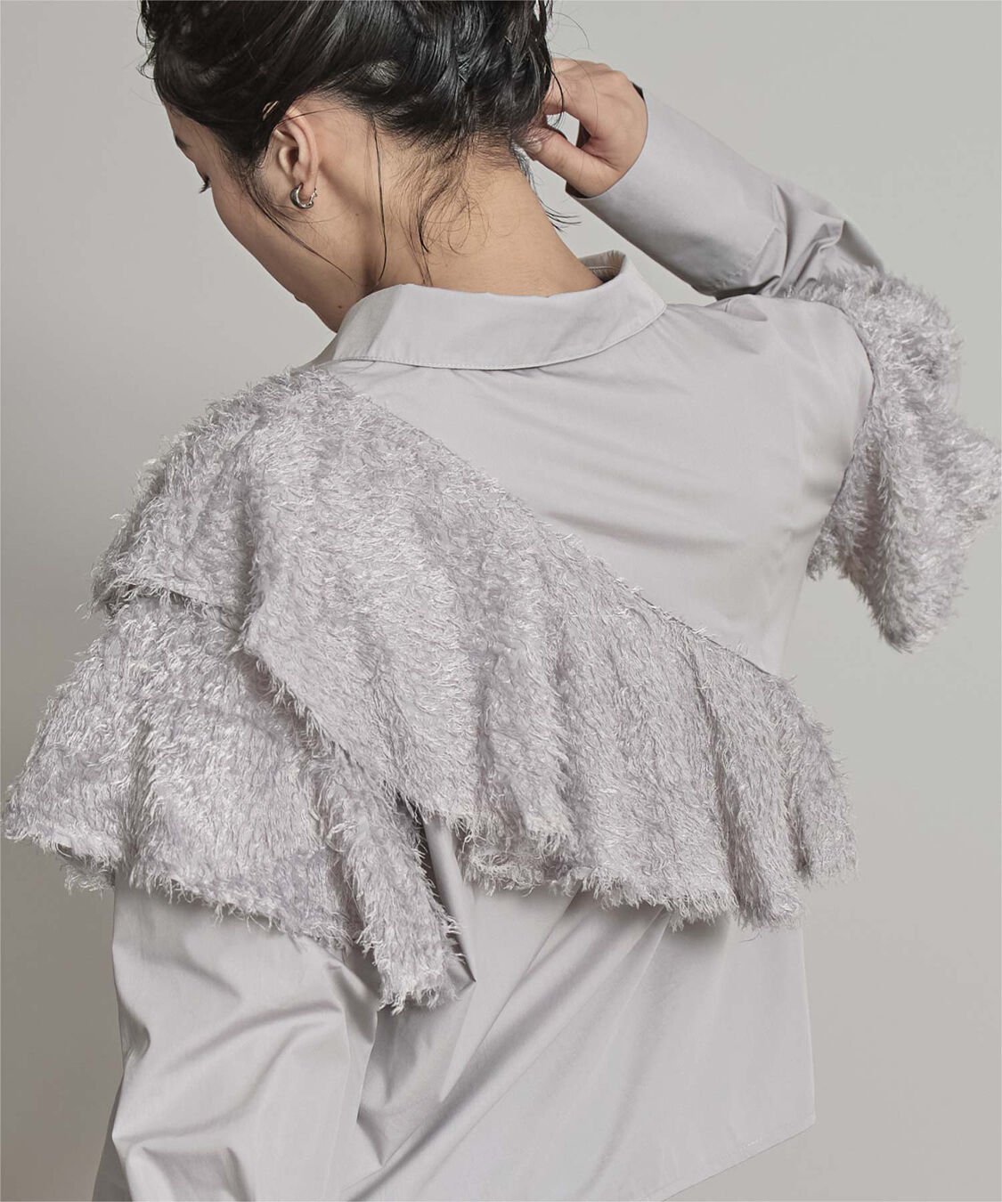 miette「フリンジラッフルシャツ」|シャツ・ブラウス|