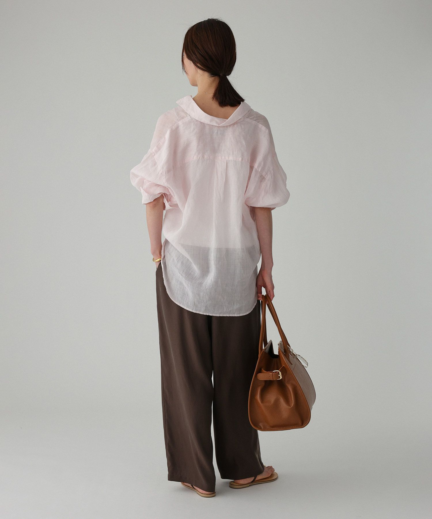 BABYLONE「ラミーシアーカシュクールシャツ」|シャツ・ブラウス|