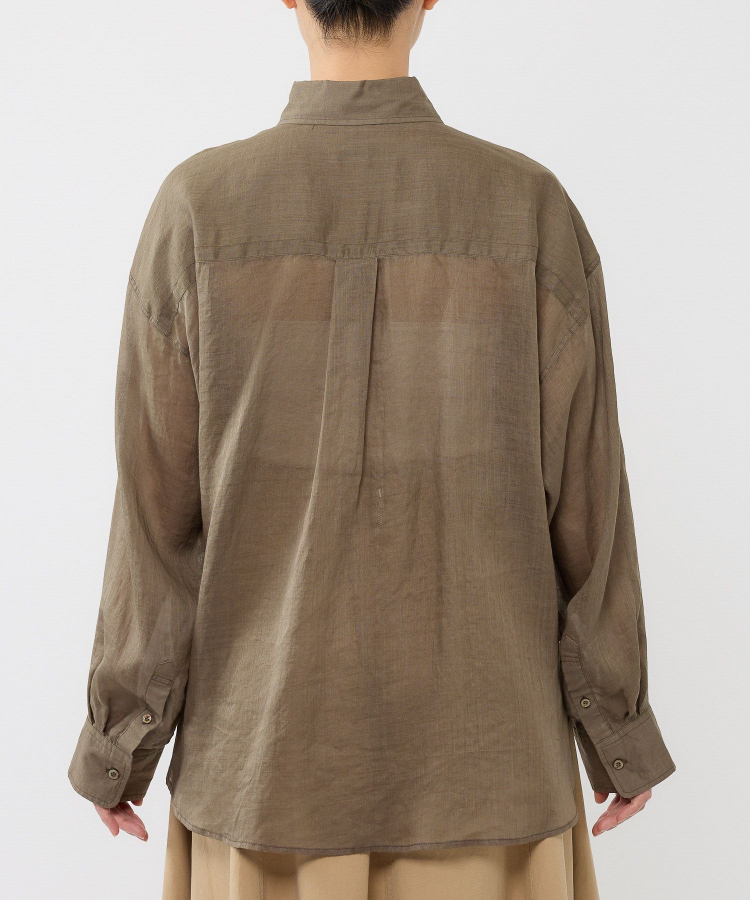 BABYLONE「ラミーシアーカシュクールシャツ」|シャツ・ブラウス|