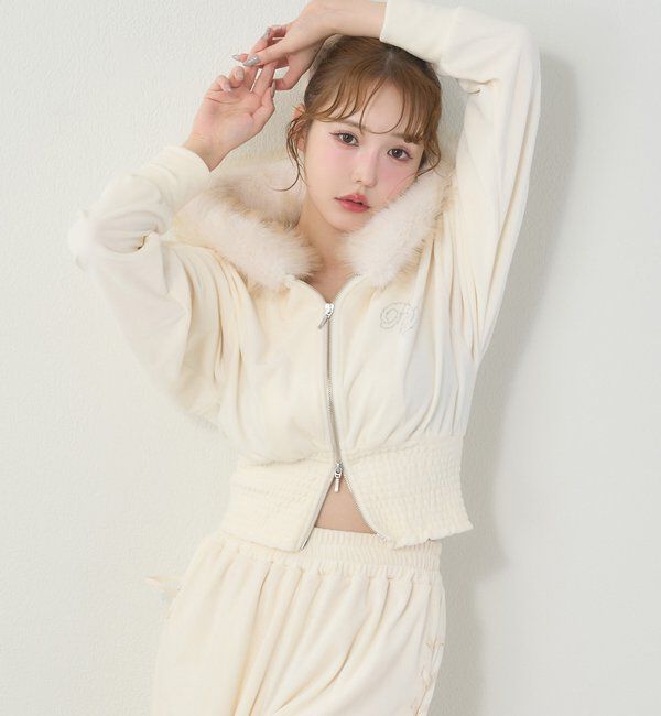  「【セットアップ可能】レースアップカットパンツ」|その他|