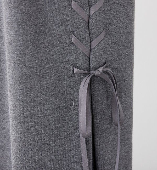  「【セットアップ可能】レースアップカットパンツ」|その他|