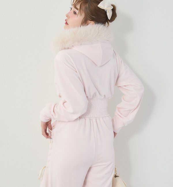  「【セットアップ可能】レースアップカットパンツ」|その他|