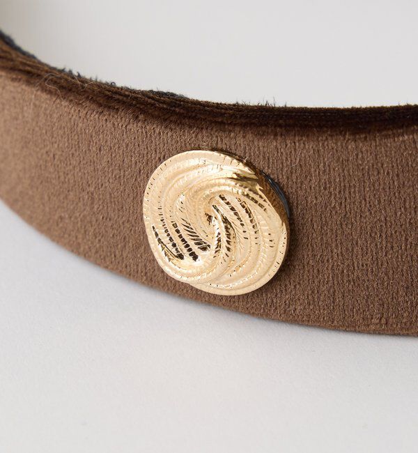  「ゴールドボタン付きカチューシャ」|その他|