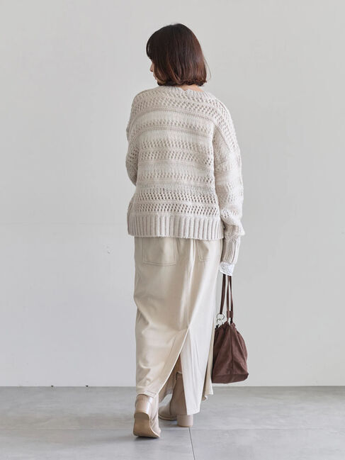 Samansa Mos2 blue「コーデュロイスカート」|スカート|